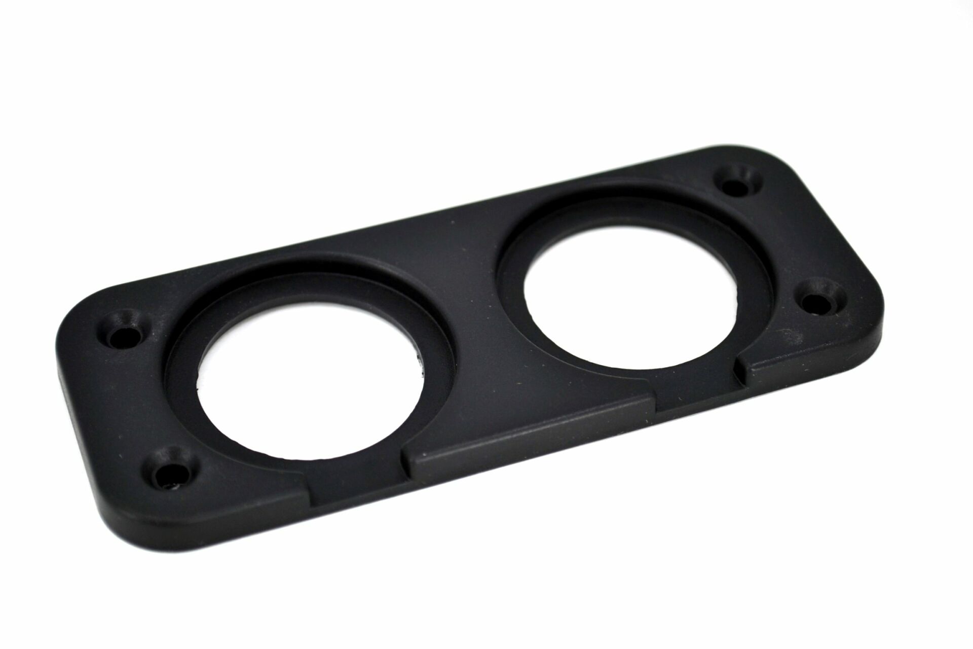 2 Yuvarlak Delikli Pano Montaj Port Plastik Yuva Çakmak USB Panel MT-SK62