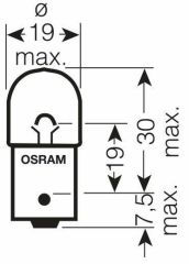 12V 67 R5W Stop Ampulü 10 Adet Orjinal 5007 10X