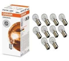 12V 93 P21W Stop Sinyal Ampulü 10 Adet Orjinal 7506 10X