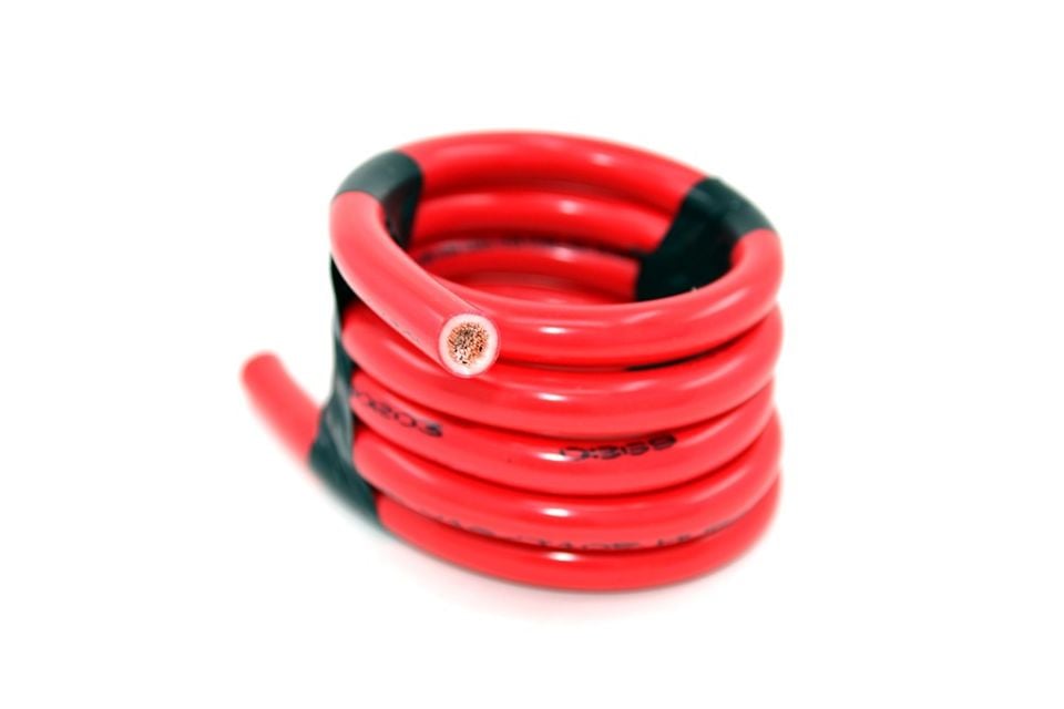 1 Metre 16mm² Kırmızı Bakır Akü Kablosu Fly