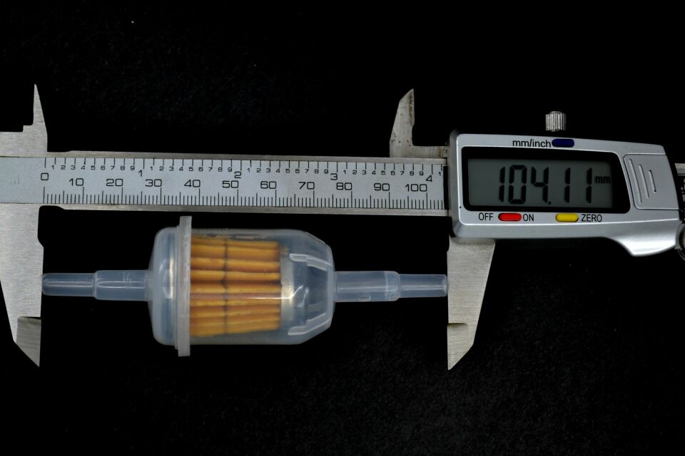 Küçük Benzin Yakıt LPG Filtresi Şeffaf Üniversal MT-43