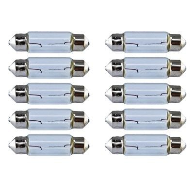 10 Adet 12V 5W Sofit Ampul 39mmx10mm