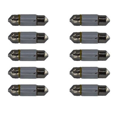 10 Adet 12V 3W Sofit Ampul 31mmx8mm