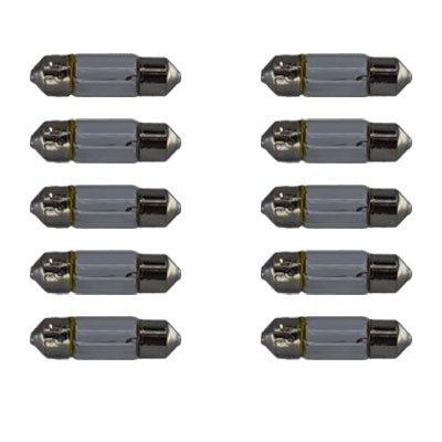 10 Adet 12V 3W Sofit Ampul 31mmx8mm