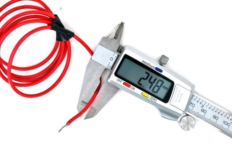 100 Metre 1mm² Kırmızı Bakır Kablo Kalaylı Nyaf Tekne Oto Karavan Elektrik Tesisat Kablosu Top