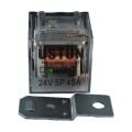 24V 40A Ledli Şeffaf Mini Röle 5 Fişli