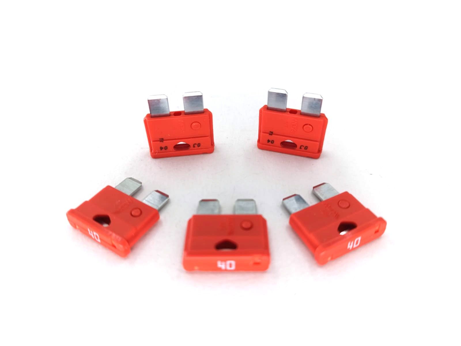 5 Adet 40 Amper Turuncu Standart Bıçak Sigorta 40A