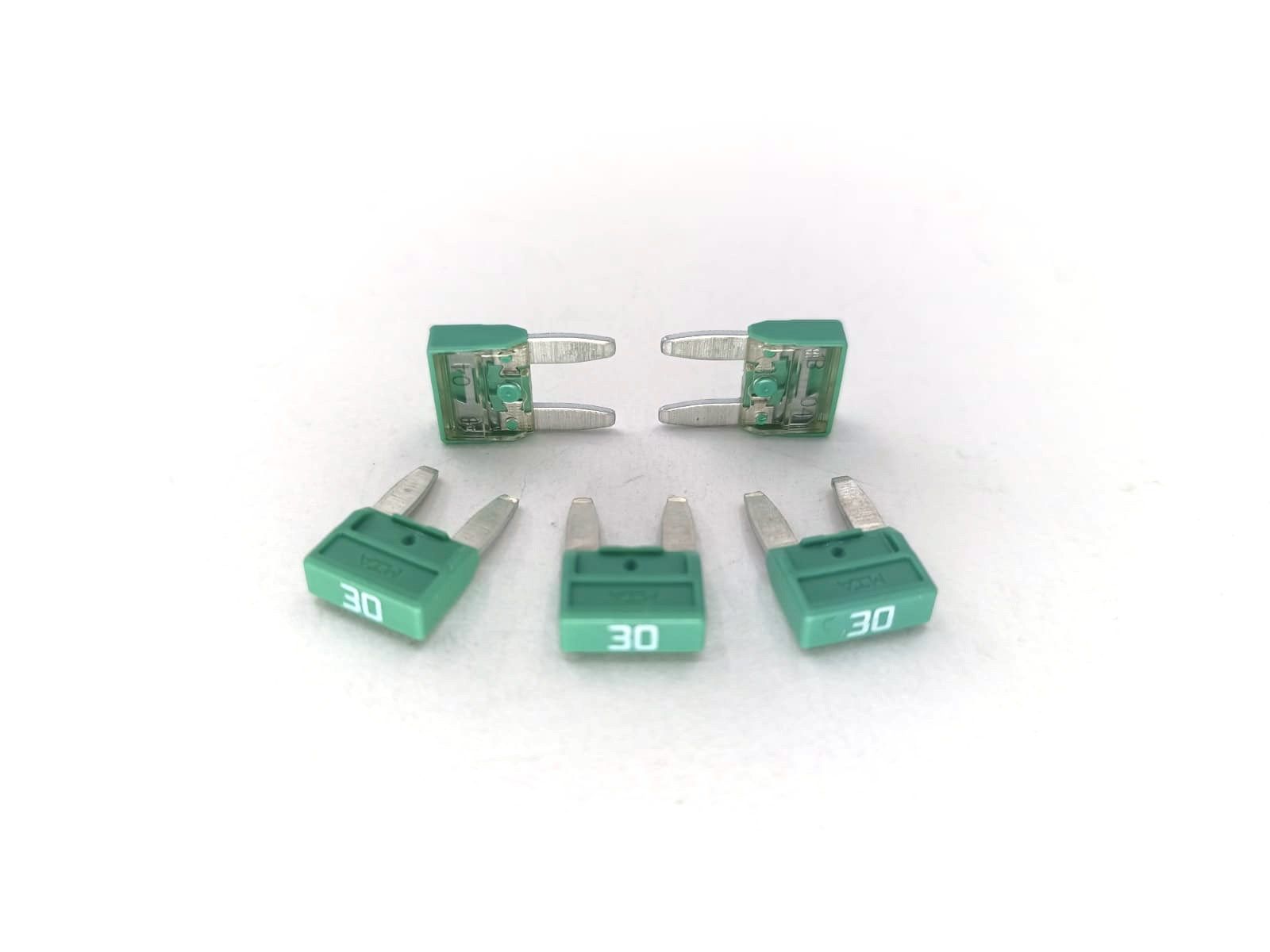 5 Adet 30A Yeşil Mini Bıçak Sigorta 30 Amper