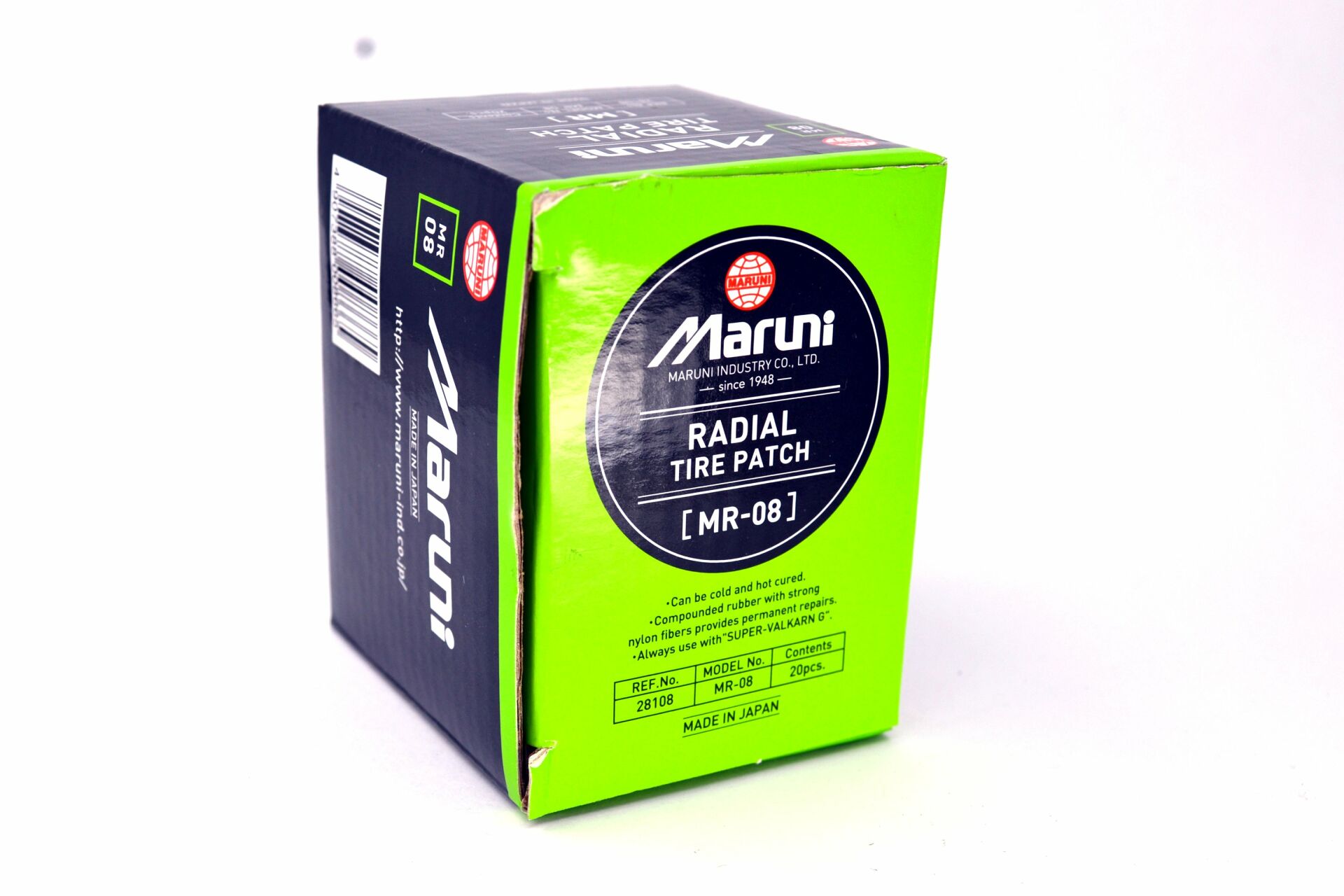 20 Adet Dikdörtgen Lastik Tamir Yanak Yaması 6X4cm Maruni