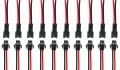 1 Takım 2 Pin 10cm Kablolu JST LED Konnektör Elektrik Soketi MT-17