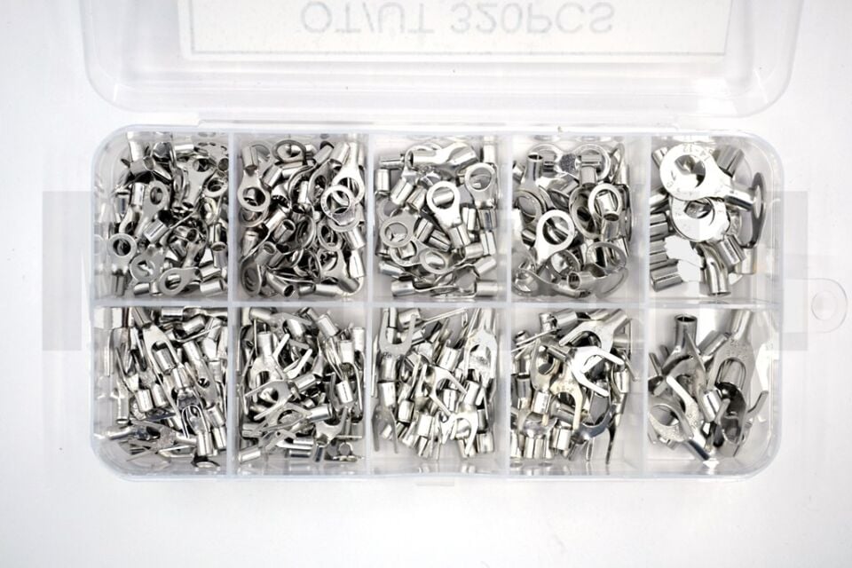 Kablo Pabuç Seti 320 Parça SKP Halka Ve Çatal Terminal