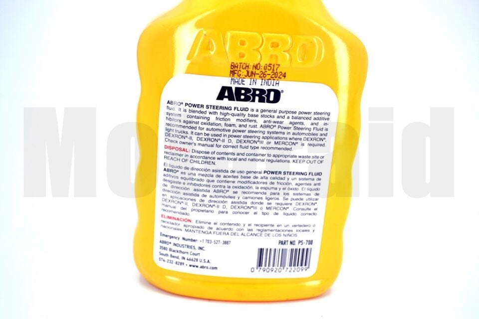 Hidrolik Direksiyon Yağı Katkısı 354 Ml.