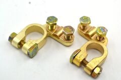 1 Takım Akü Kutup Başı Terminali Artı Eksi Set Zamak Alaşım