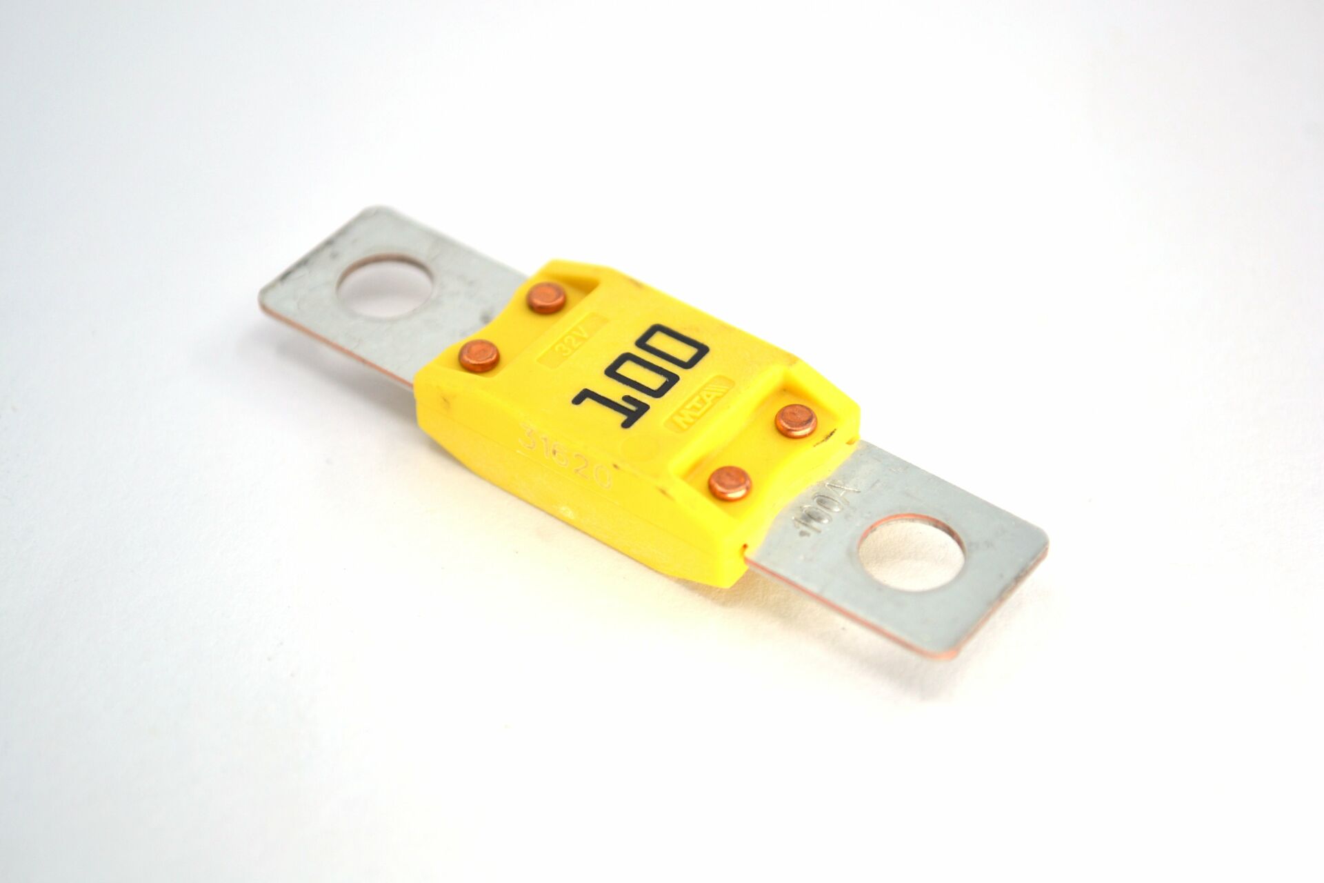 Mega Compact Sigorta 100A Sarı 100 Amper DC Bakır