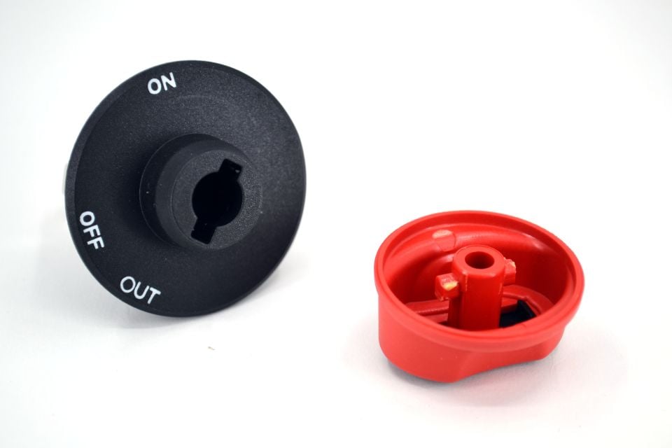 Akü Elektrik Mini Devre Kesici Şalter DC Anahtar 12V 24V 100A Siyah Etiket