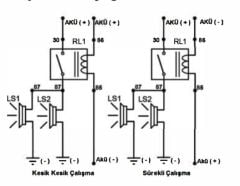 Titreyen Korna Titretme Rölesi 12V 30A 5 Fişli