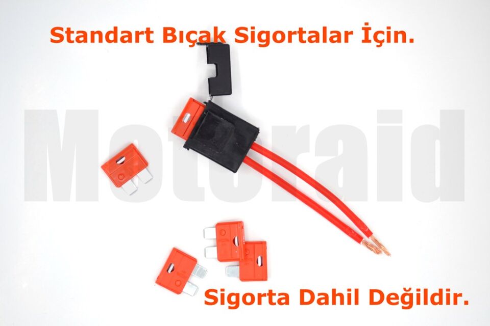Standart Bıçak Sigorta Yuvası 2.5mm² 20cm Bakır Kablolu Kapaklı İç Mekan