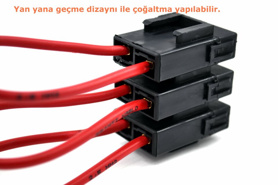 Standart Bıçak Sigorta Yuvası 2.5mm² 20cm Bakır Kablolu Kapaklı İç Mekan