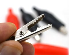 100 Adet Siyah Krokodil Mini Pense Kablosuz