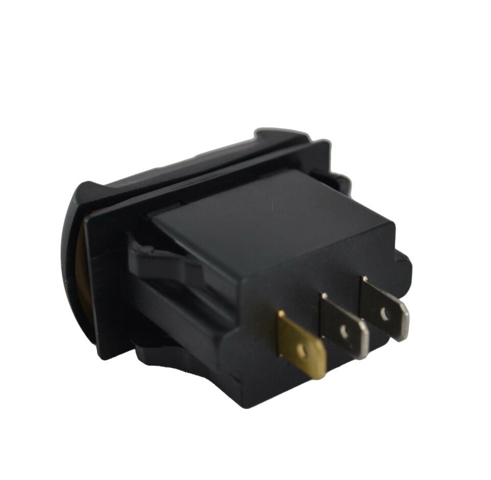 12V 24V DC Voltmetre Çift Gösterge Akü+Cihaz AUX Dikdörtgen Karavan Marine