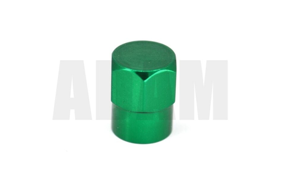 Contalı Aluminyum Sibop Kapağı Metalik Yeşil