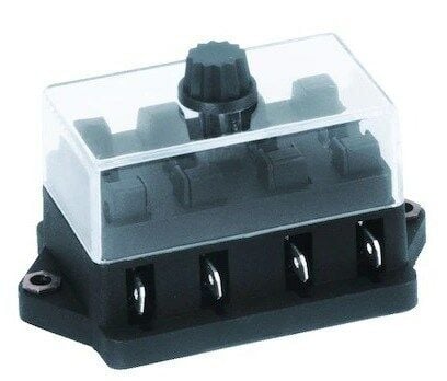 Standart Bıçak Sigorta Yuvası Kutusu 4 Sigortalık