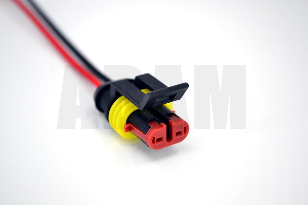 2 Kablolu Süper Seal Elektrik Bağlantı Soketi Erkek (Pinleri Dişidir) MT-SKT2024