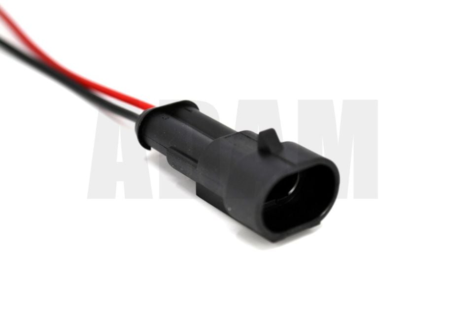 2 Kablolu Süper Seal Elektrik Bağlantı Soketi Dişi (Pinleri Erkektir) MT-SKT2024E