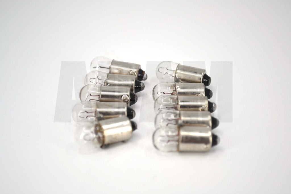 10 Adet 12V 53 Gösterge Park Ampulü 4W BA9S Eski Model Otolar