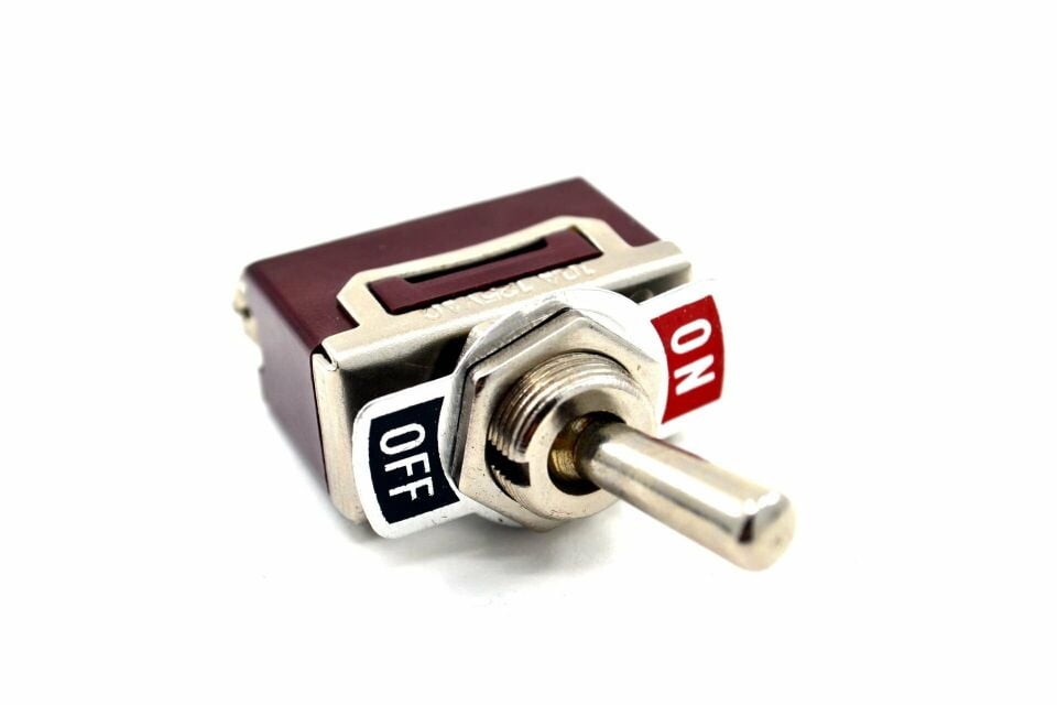 Toggle Switch 1-0 Metal Anahtar 2 Pin 12V-220V MT-ANS05