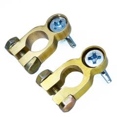 1 Takım Kelebekli Kalın Akü Kutup Başı Prinç