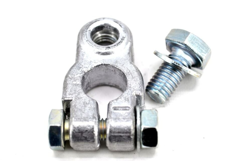 Ağır Hizmet Man Tipi Kurşun Akü Kutup Başı Eksi 8.8 Çelik Civata Somun