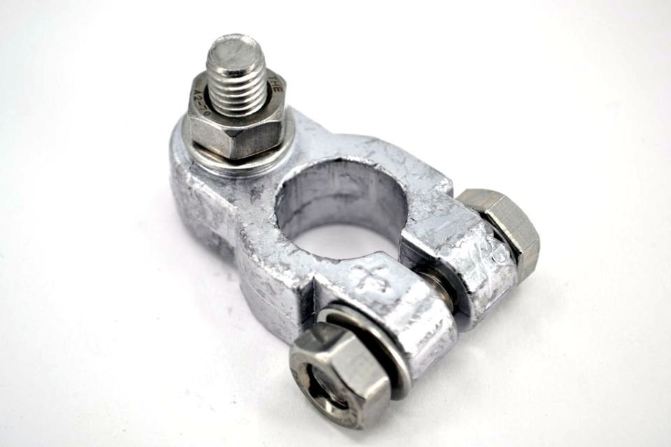 Kurşun Akü Kutup Başı Artı Krom Civata Somun