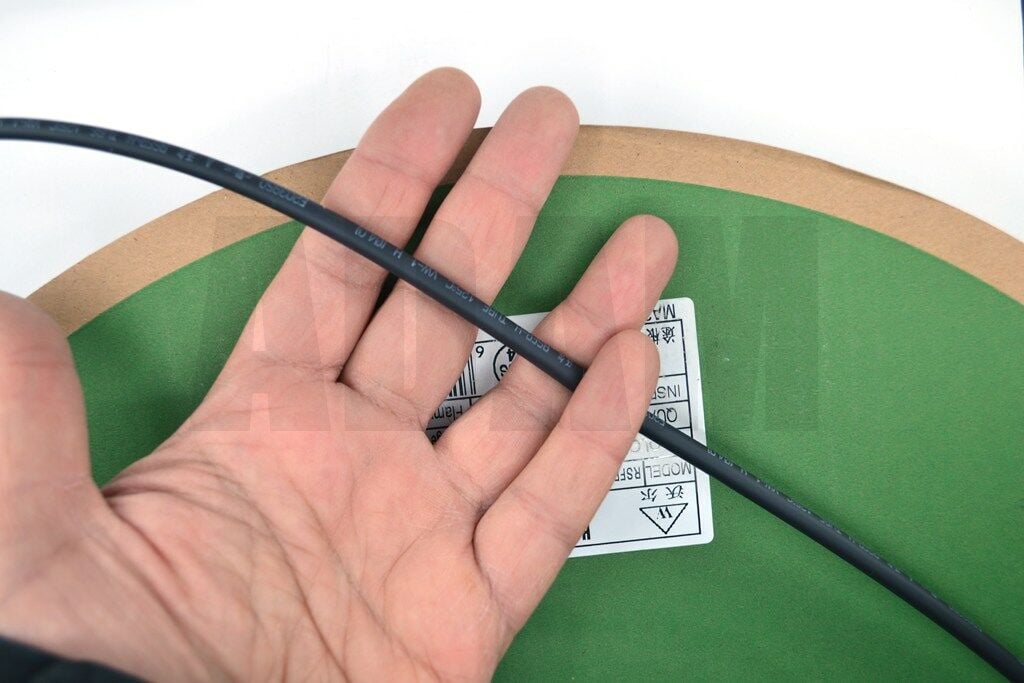 200 Metre 4mm Siyah Isı İle Daralan Makaron Isıyla MT-M4S