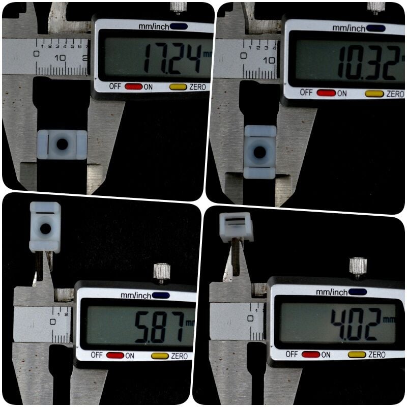 250 Adet Vidalı Kroşe M4 Delik Kablo Bağı Genişliği 4,8mm'e Kadar MT-VK1