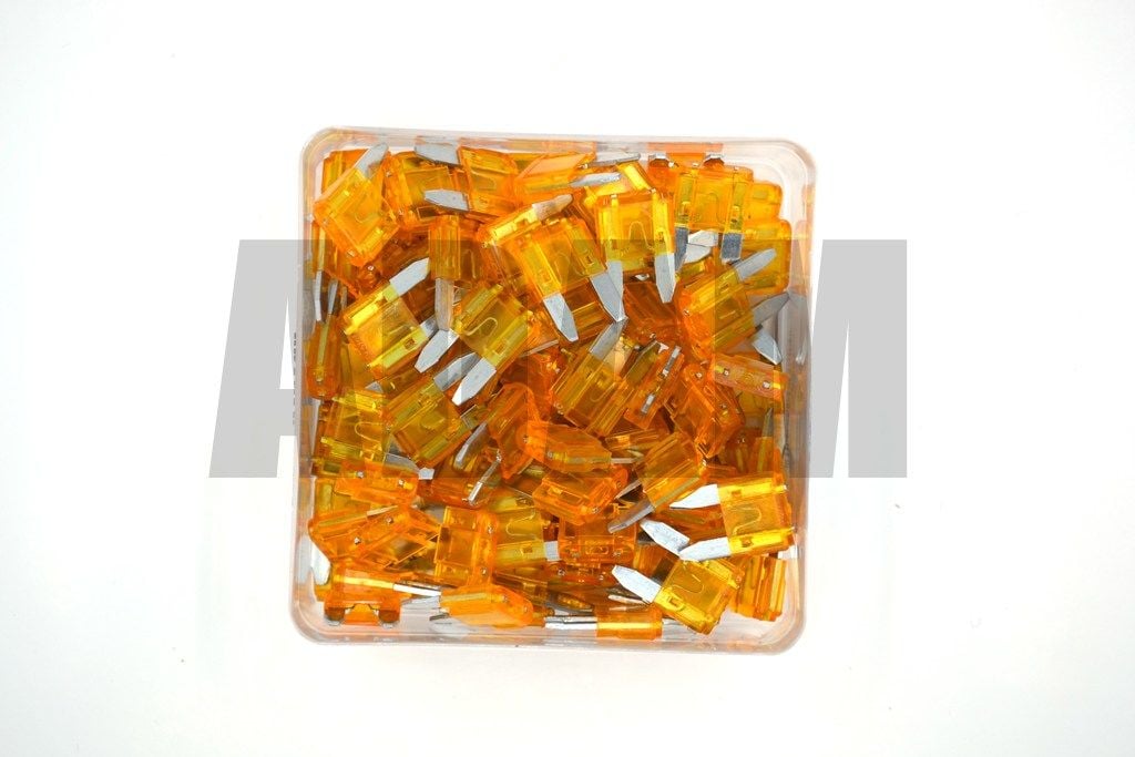 100 Adet 5A Turuncu Mini Oto Bıçak Sigorta 12V - 32V DC