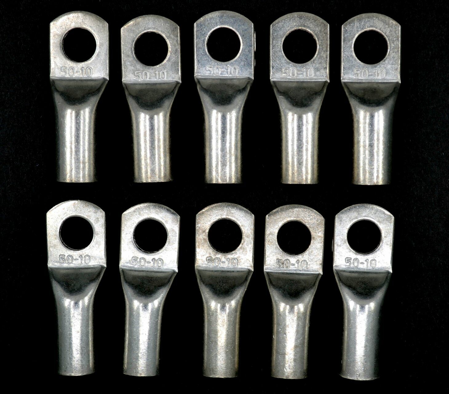 10 Adet Sıkmalı Kablo Pabucu Bakır Skp 50mm M10 MT-SKP50M10