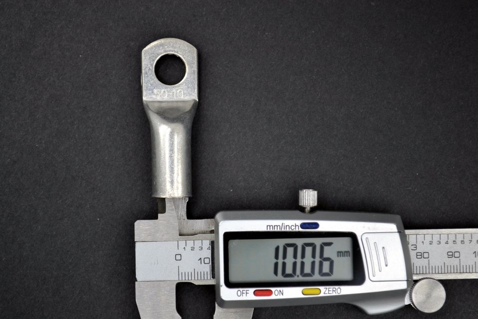 10 Adet Sıkmalı Kablo Pabucu Bakır Skp 50mm M10 MT-SKP50M10