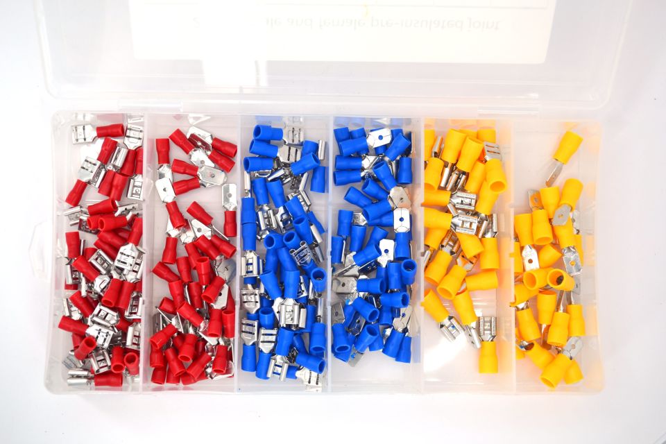 SKP Kablo Ucu Seti Karışık Kutulu 200Ad. 6,3 Erkek Dişi Fiş Takım MT-SET03