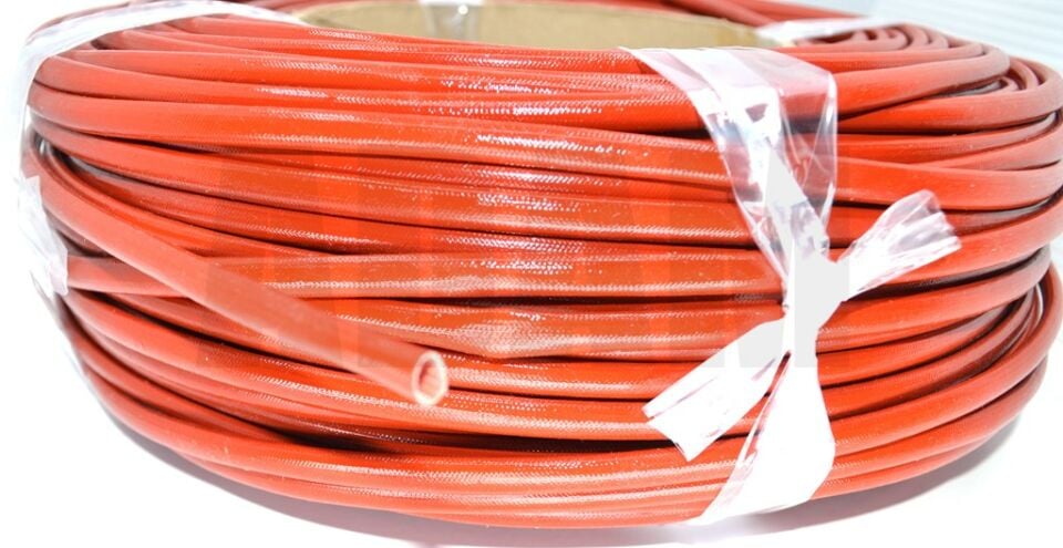 50 Metre 18mm Silikon İzoleli Cam Elyaf H-Class Kahverengi Makaron MT-CM18H