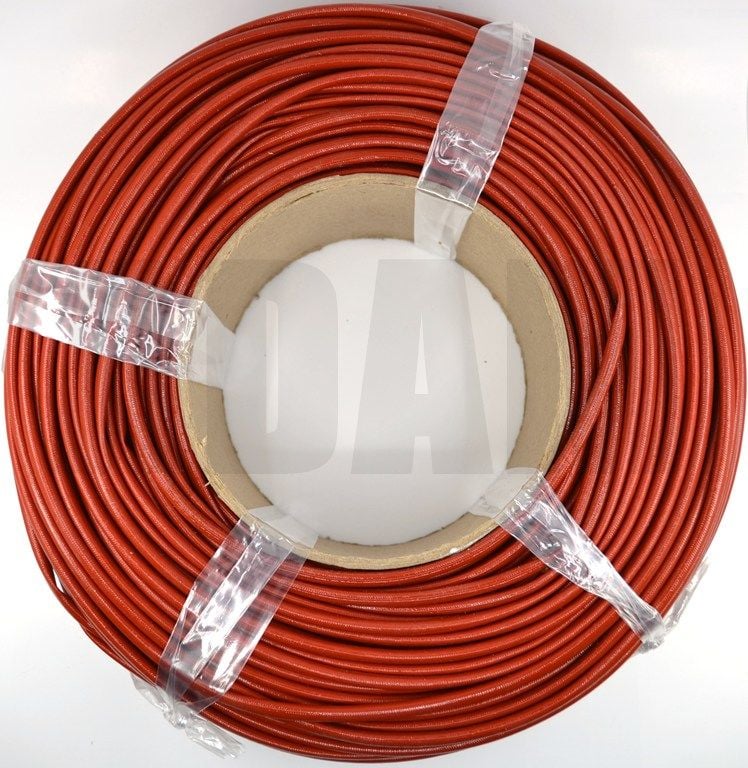 50 Metre 18mm Silikon İzoleli Cam Elyaf H-Class Kahverengi Makaron MT-CM18H