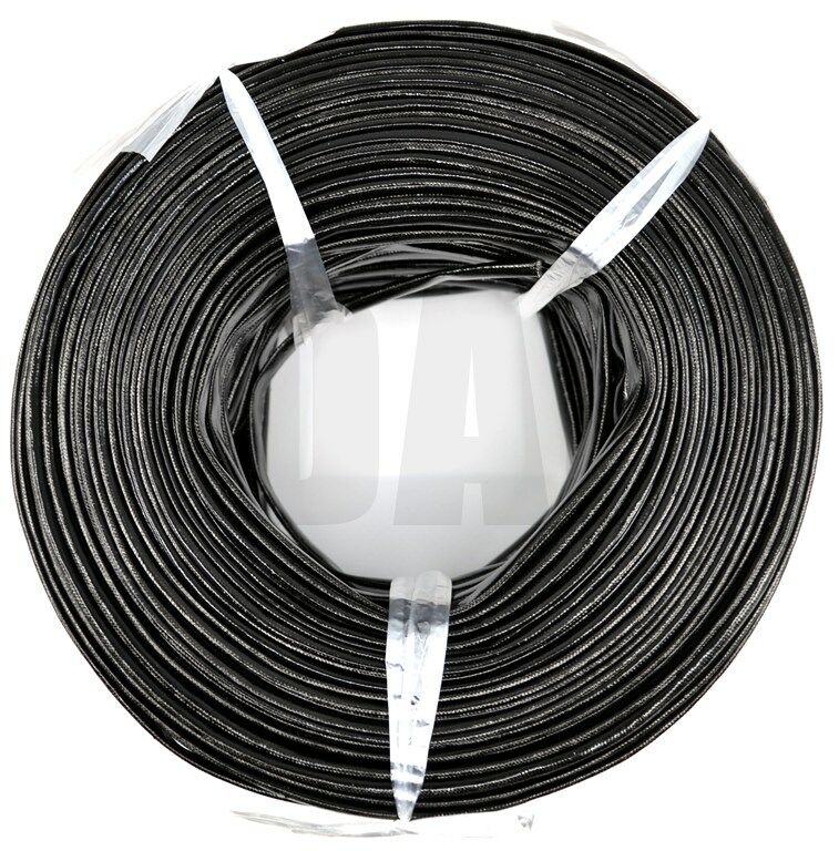 100 Metre 6mm Cam Elyaf Siyah Makaron MT-CM06S