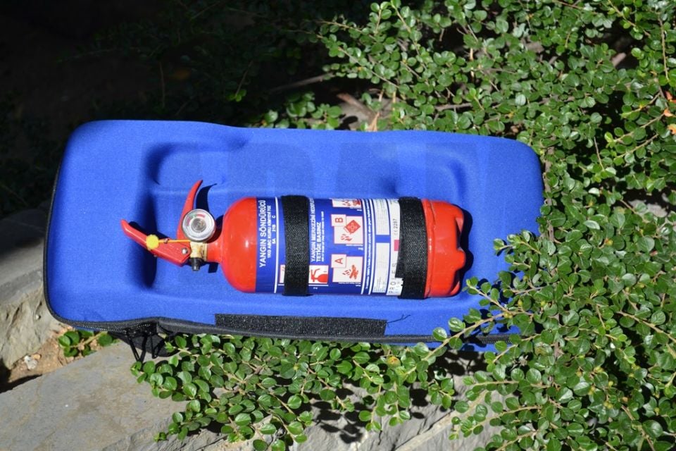 Trafik Seti Yönetmeliğe Uygun Yangın Söndürücülü EVA Çantalı