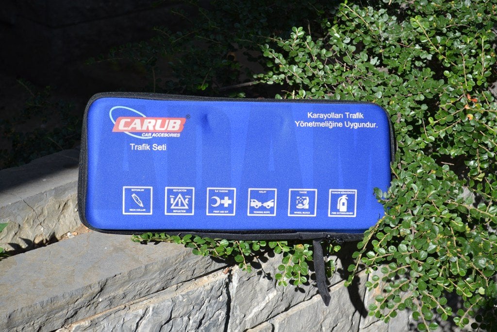 Trafik Seti Yönetmeliğe Uygun Yangın Söndürücülü EVA Çantalı