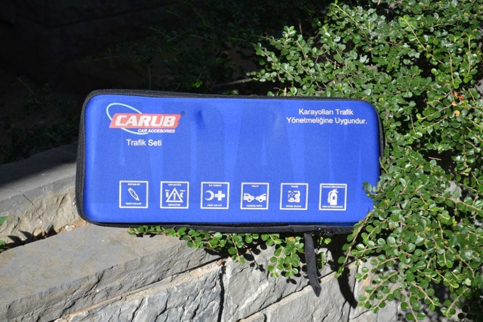 Trafik Seti Yönetmeliğe Uygun Yangın Söndürücülü EVA Çantalı