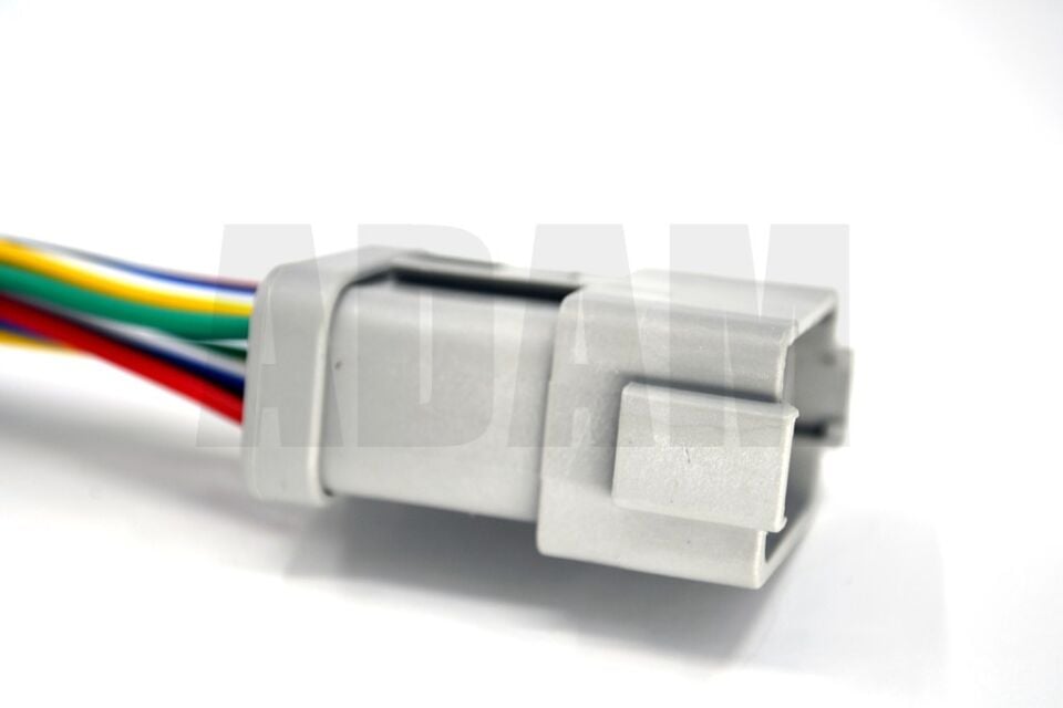 12 Pin Kablolu Deutsch Soket Elektrik Bağlantı Konnektörü Soketi Dişi (Pinleri Erkektir)