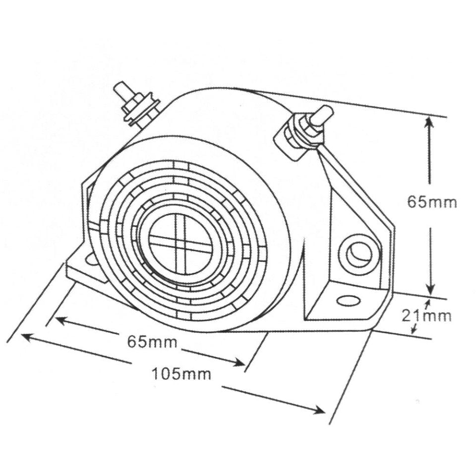 Geri Vites Alarmı Uyarı Kornası 12V 24V 36V