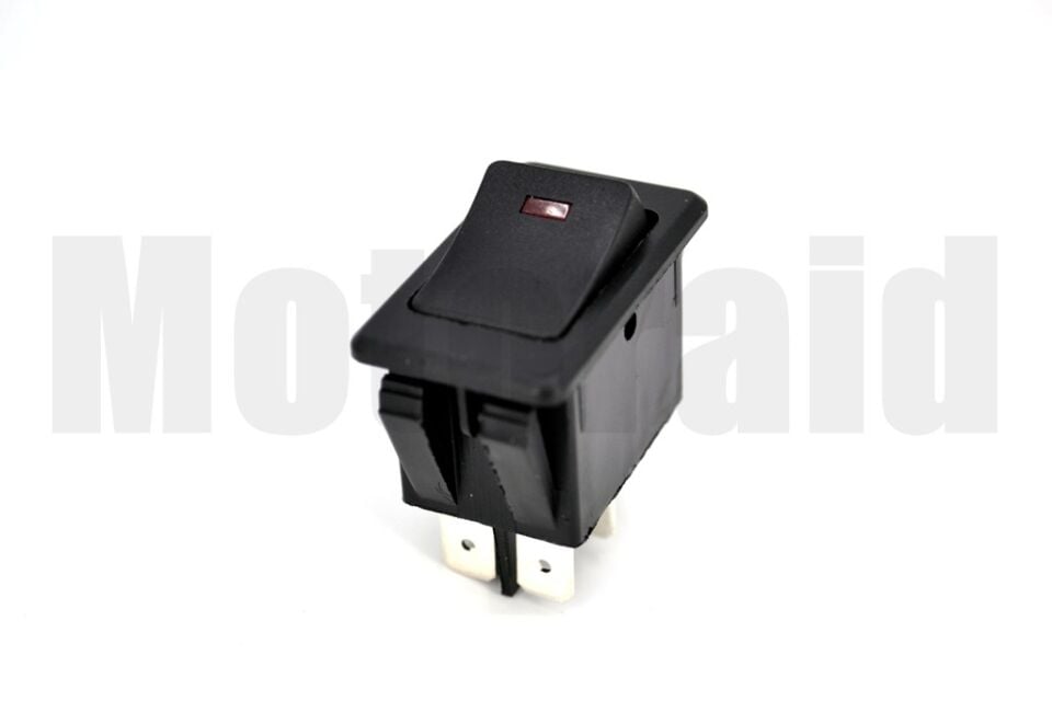 1-0 Far Lamba Anahtarı Kırmızı Ledli 12V 35A 4 Pin Dikdörtgen MT-ANK30