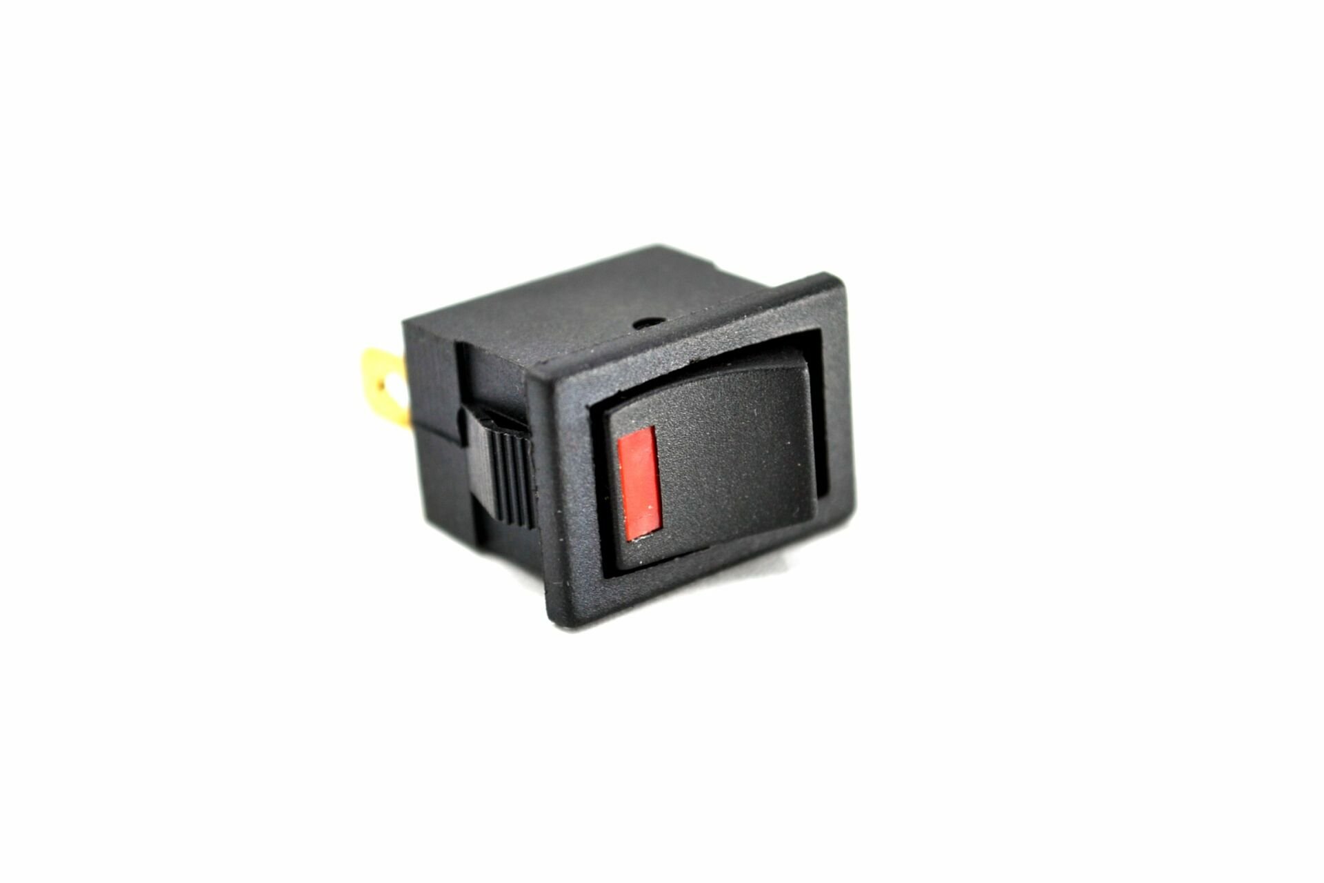 12V Oto Elektrik Anahtarı Kırmızı Ledli Siyah Dikdörtgen 1-0 MT-ANK27