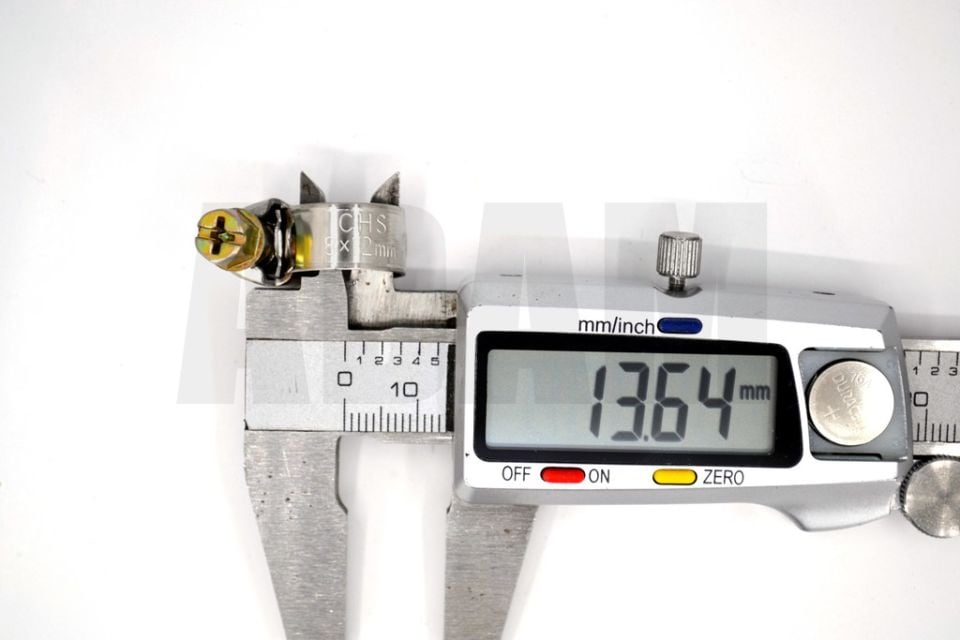 08*12 Paslanmaz Çelik Hortum Boru Tesisat Kelepçesi 1Adet